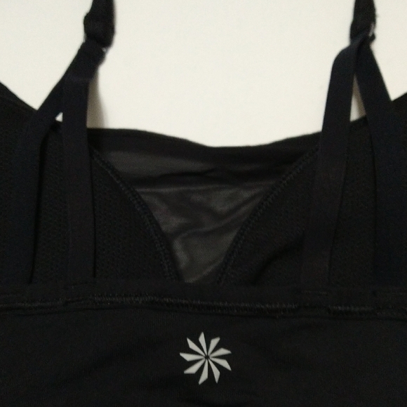 Athleta Black Women's Intimate Sports Bra W/Removable Pads Size S #1242 - Picture 6 of 11